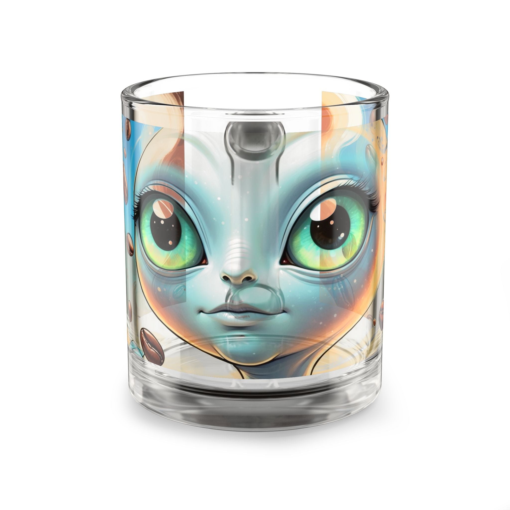 Galactic #15 Coffee Mug - Whimsical 10oz Alien Design