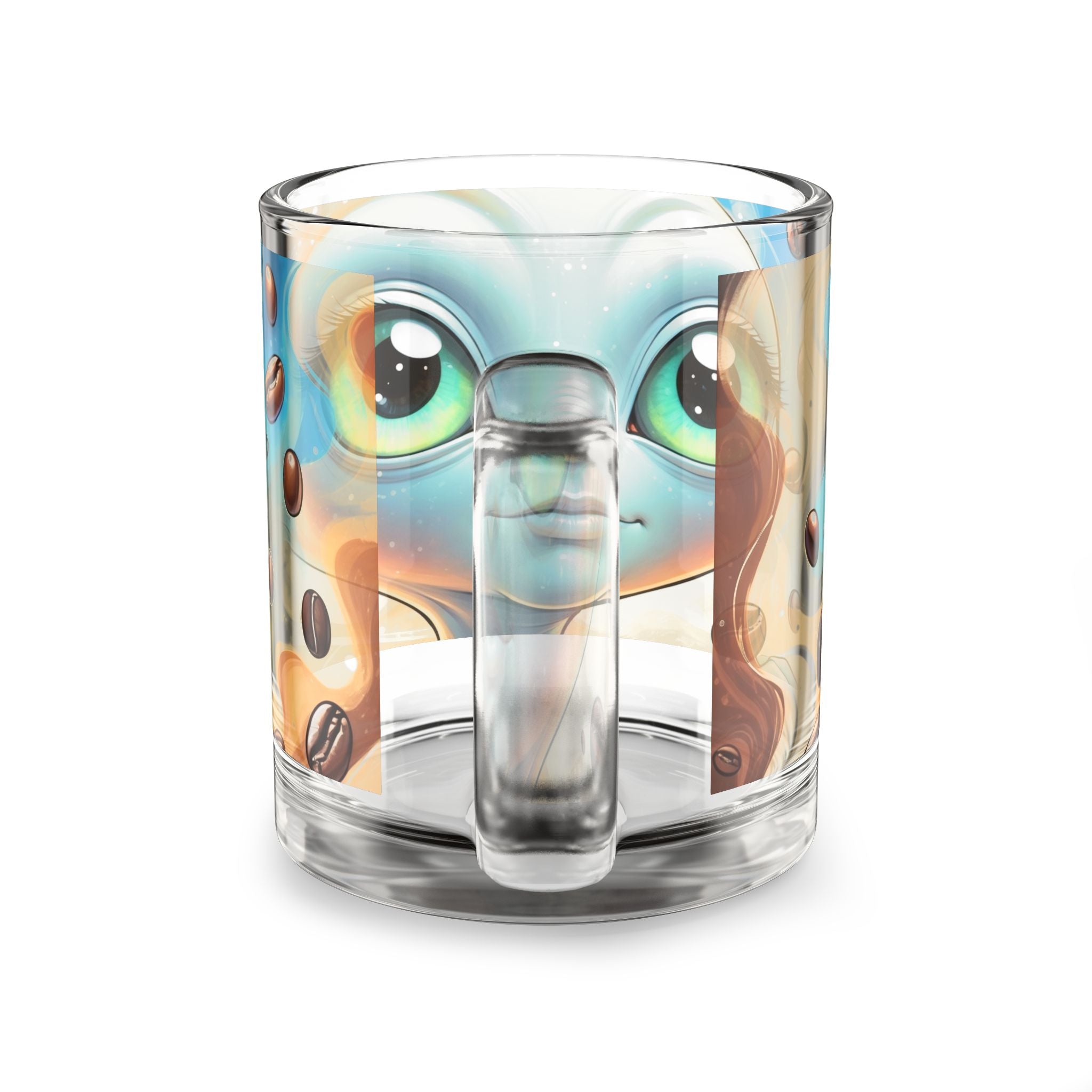 Galactic #15 Coffee Mug - Whimsical 10oz Alien Design