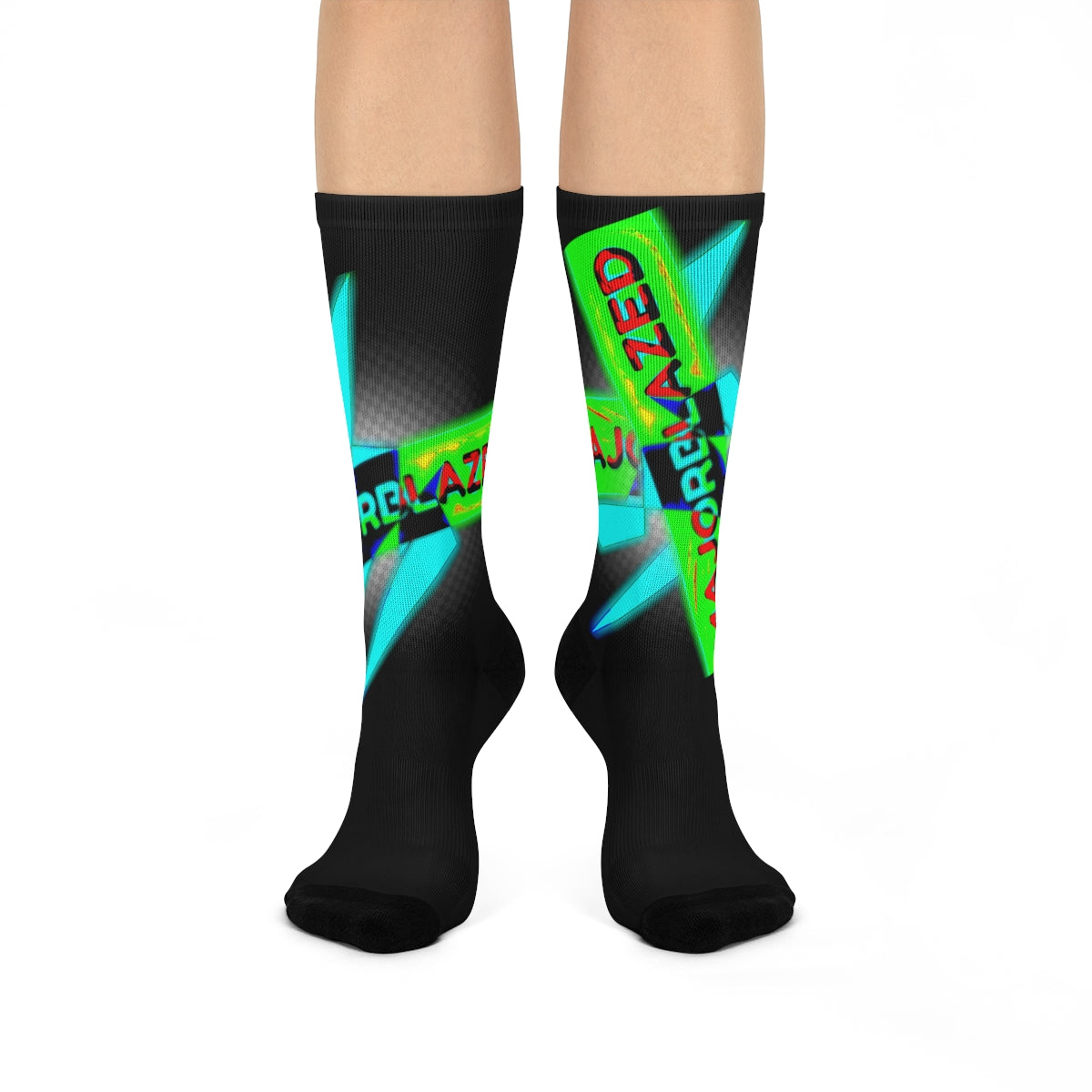 "MAJORBLAZED" Crew Socks