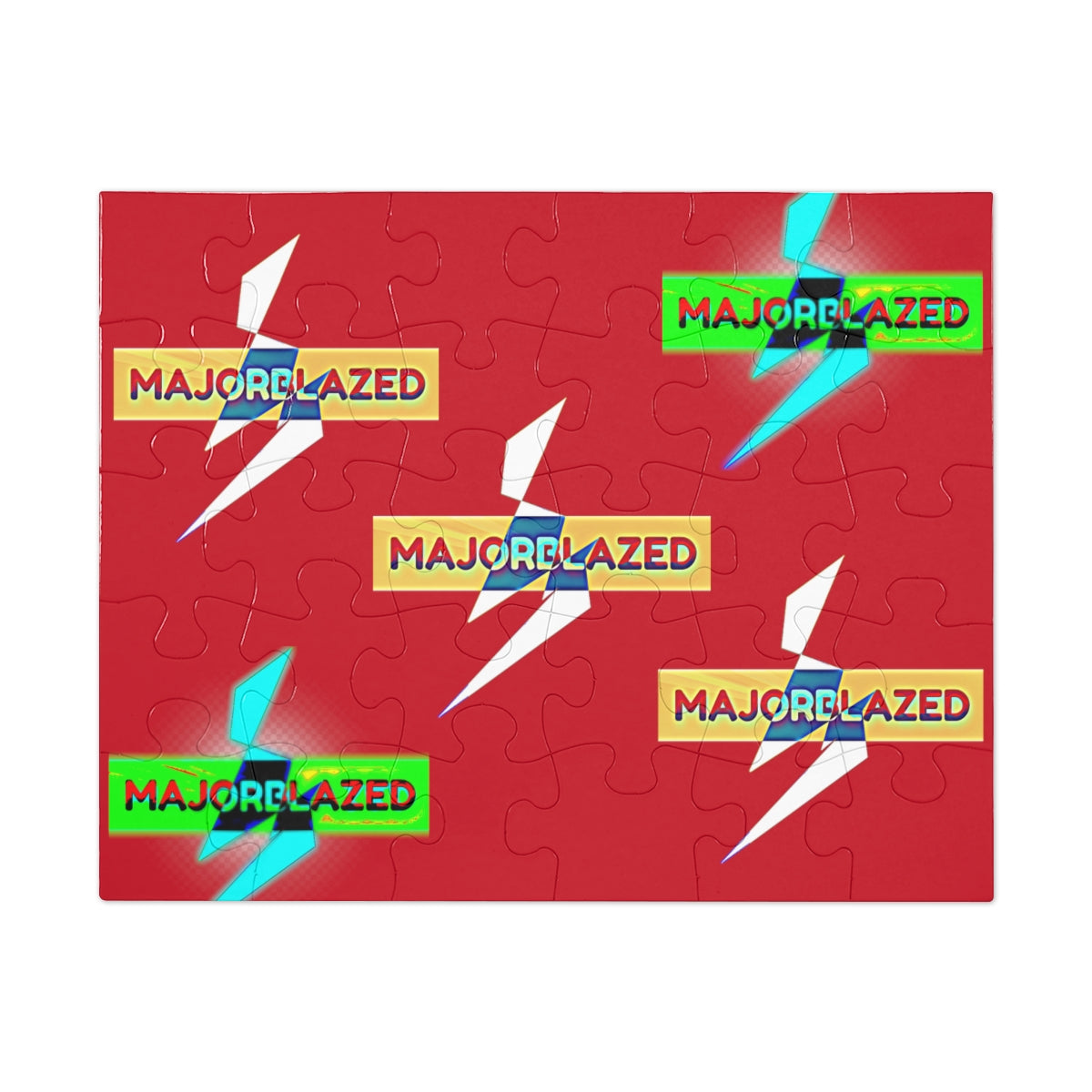 "MAJORBLAZED" Jigsaw Puzzle (RED) (30, 110, 500 or 1000 piece)