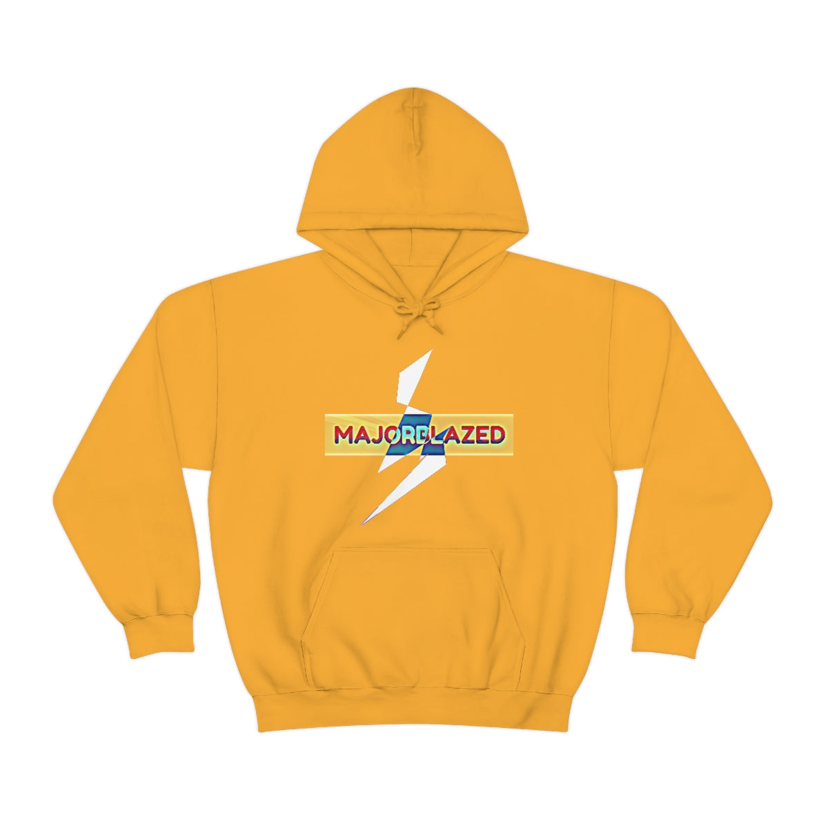 "MAJORBLAZED"  Dripped  Color heavy hoodie sweatshirt