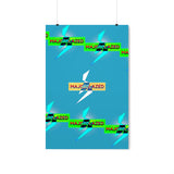 "MAJORBLAZED" Premium Matte Vertical Posters (Turquoise)