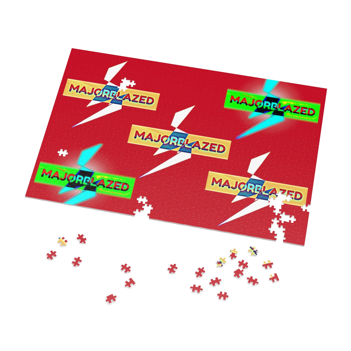 "MAJORBLAZED" Jigsaw Puzzle (RED) (30, 110, 500 or 1000 piece)
