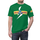 "MAJORBLAZED" Unisex Poly T-SHIRT (Green)