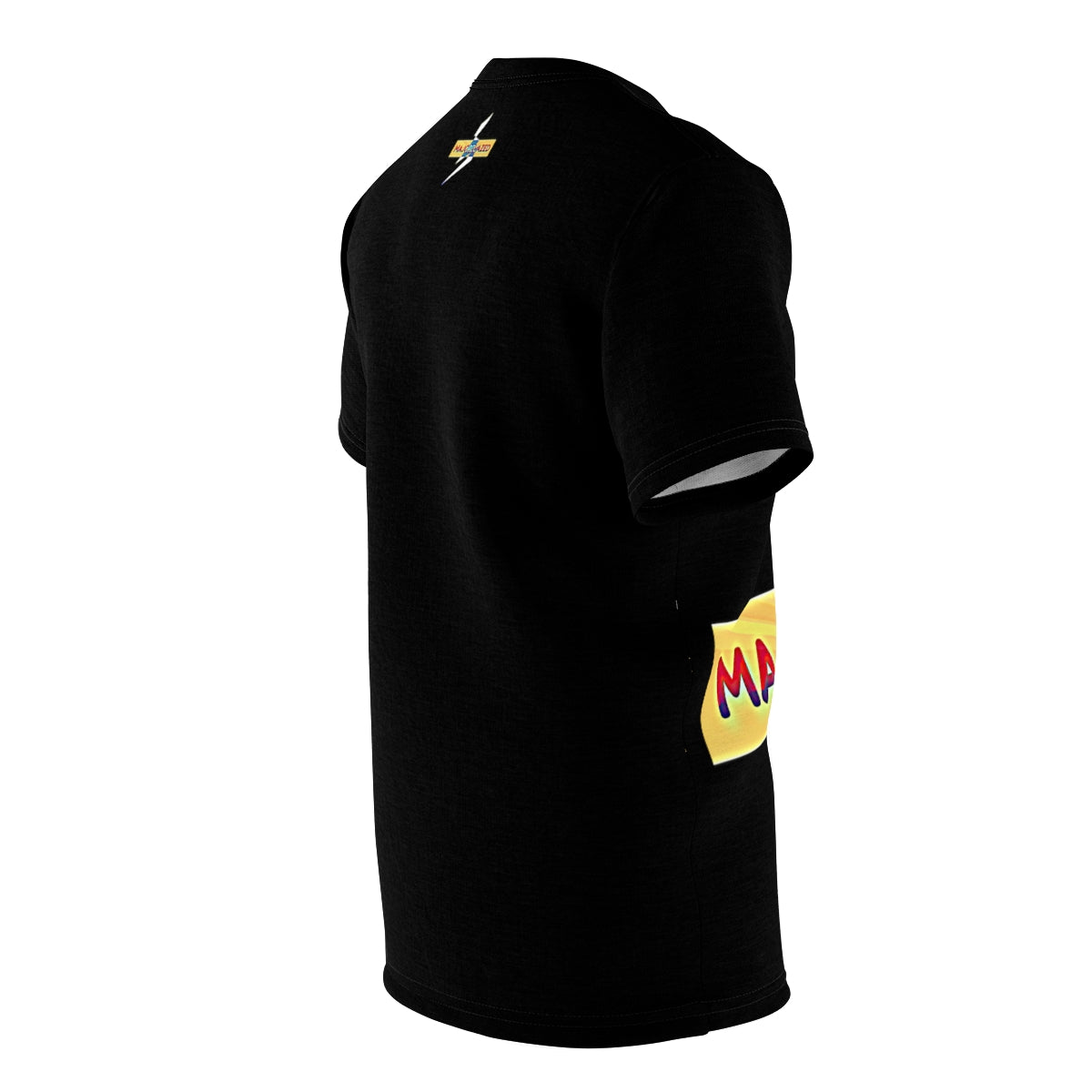 "MAJORBLAZED" Unisex Poly T-SHIRT (Black)