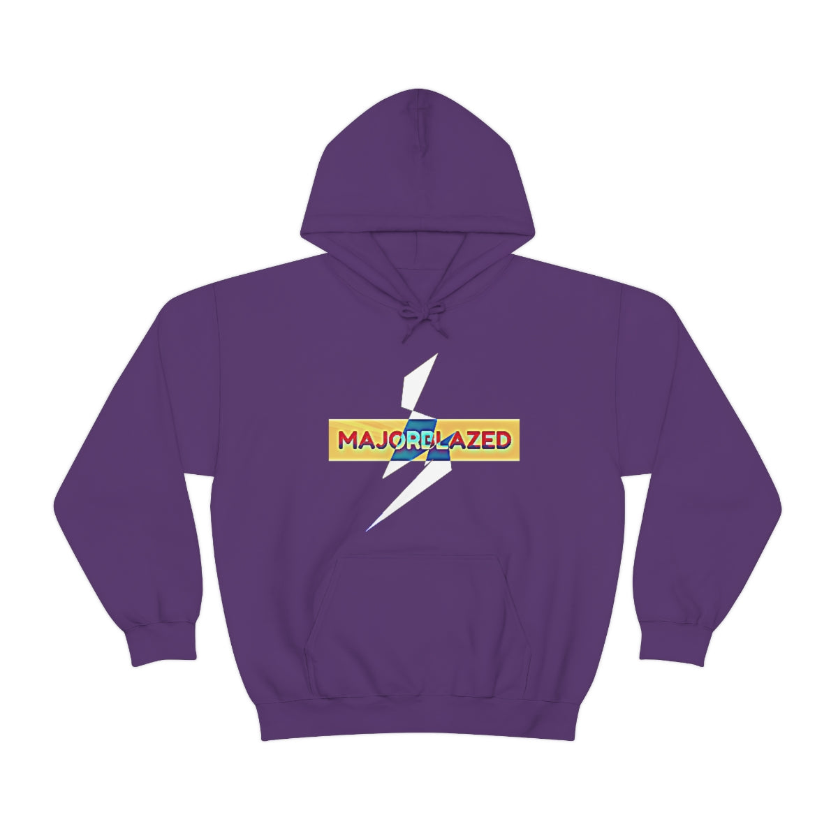 "MAJORBLAZED"  Dripped  Color heavy hoodie sweatshirt