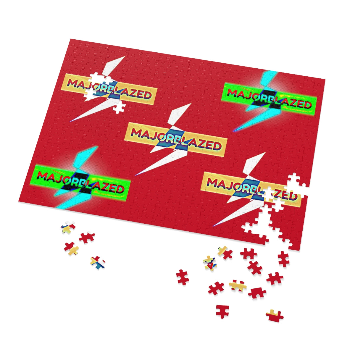"MAJORBLAZED" Jigsaw Puzzle (RED) (30, 110, 500 or 1000 piece)