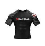 XM GREY RASH GUARD - XMARTIAL SLEEVE