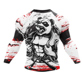 SHREDDED PANDA RASH GUARD - XMARTIAL SLEEVE