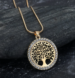 Asgard Crafted Celtic Tree Of Life Ladies Pendant With Cubic Zirconia
