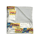 "MAJORBLAZED" Crushed Velvet Blanket