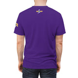 "MAJORBLAZED" Unisex Poly T-SHIRT (PURP)